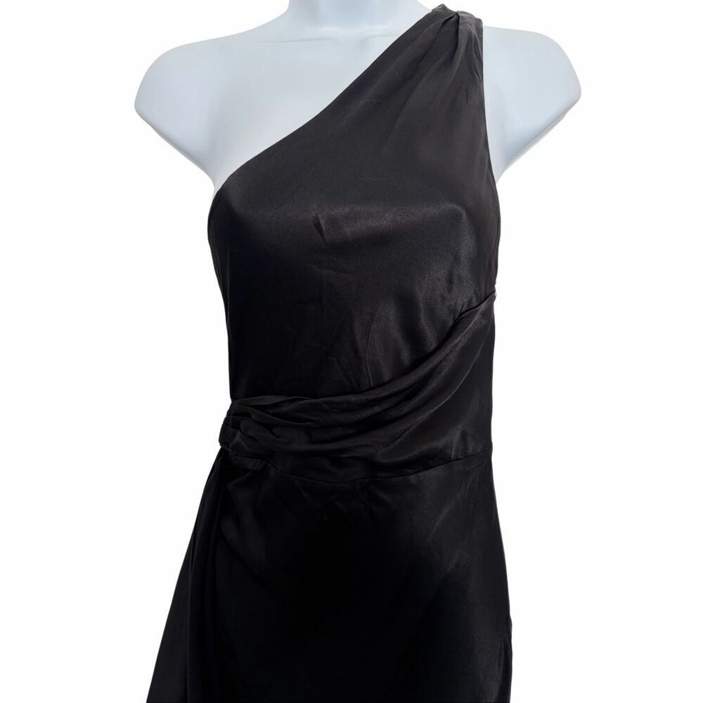 Meshki Calliope One Shoulder Maxi Dress in Black Size XS - Picture 6 of 12